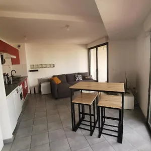  Apartamento T1bis Moderne, Lumineux, Belle-vue, Patte D'oie, Parking
